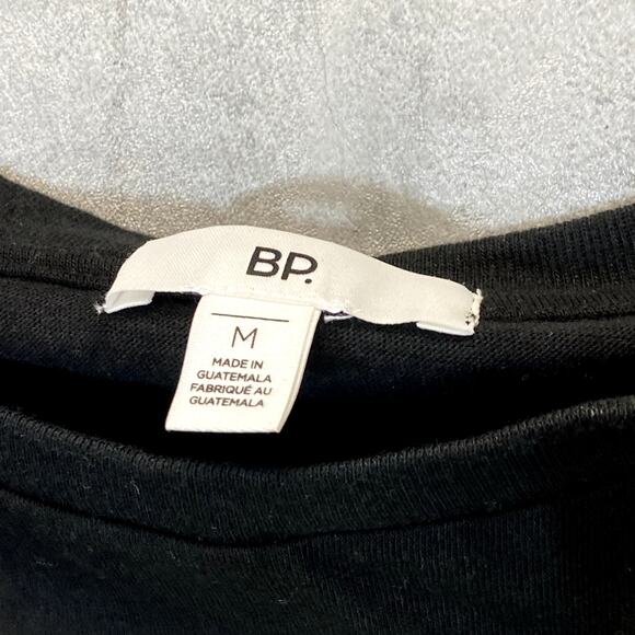 BP. Women's Black Justin Changes Bieber Graphic Crewneck Crop Short Sleeve Tee - Picture 7 of 8